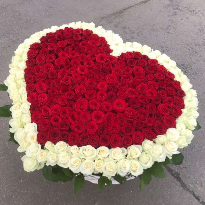 333 розы в корзине в Фетхие