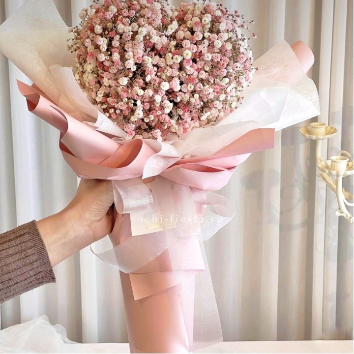 Сердце из гипсофилы  в Фетхие